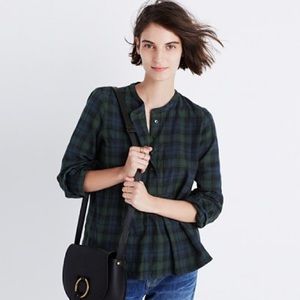 Madewell Popover Peplum Top
